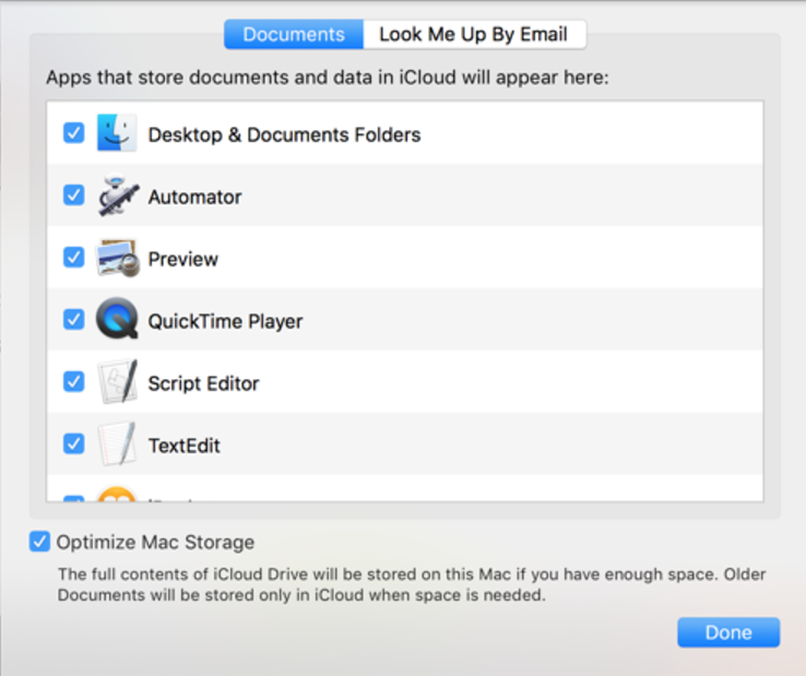 Поддержка icloud. Your Mac Storage is Full.