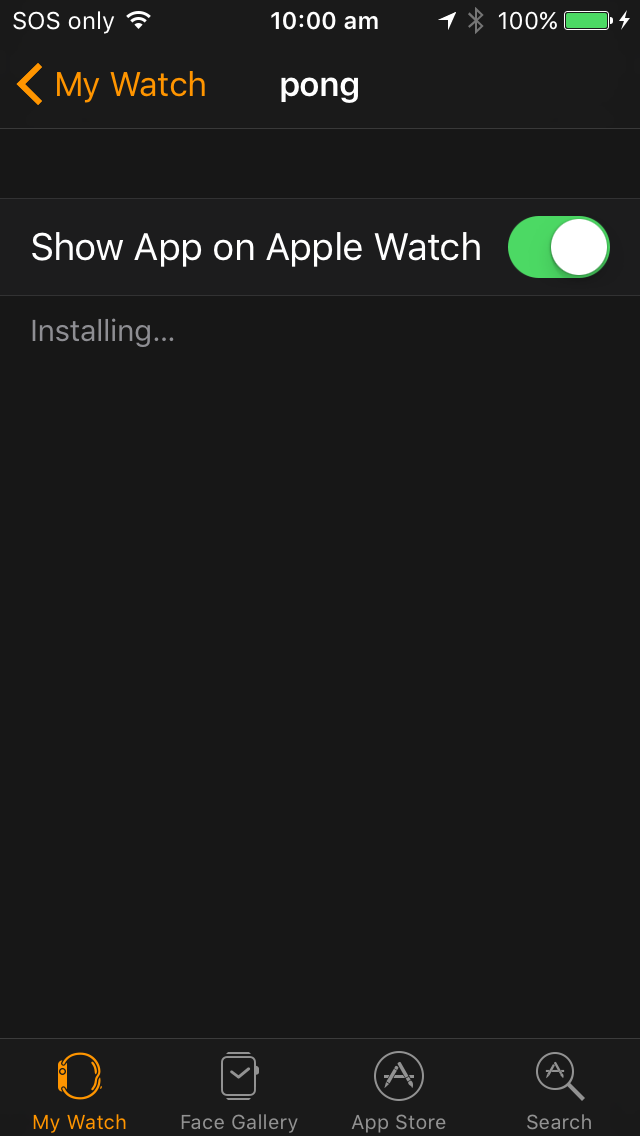 Apps Won't Install On Apple Watch