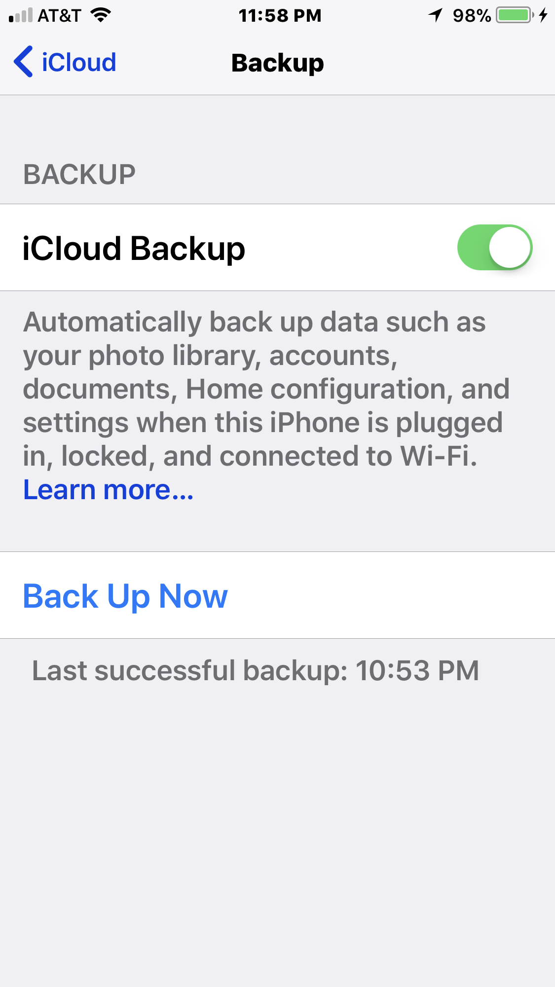 How do I finish an iCloud restore to a ne… - Apple Community
