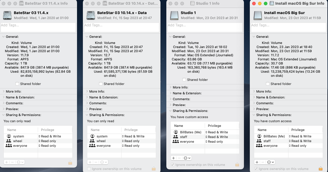 Where is the format APFS on Monterrey and Apple Community