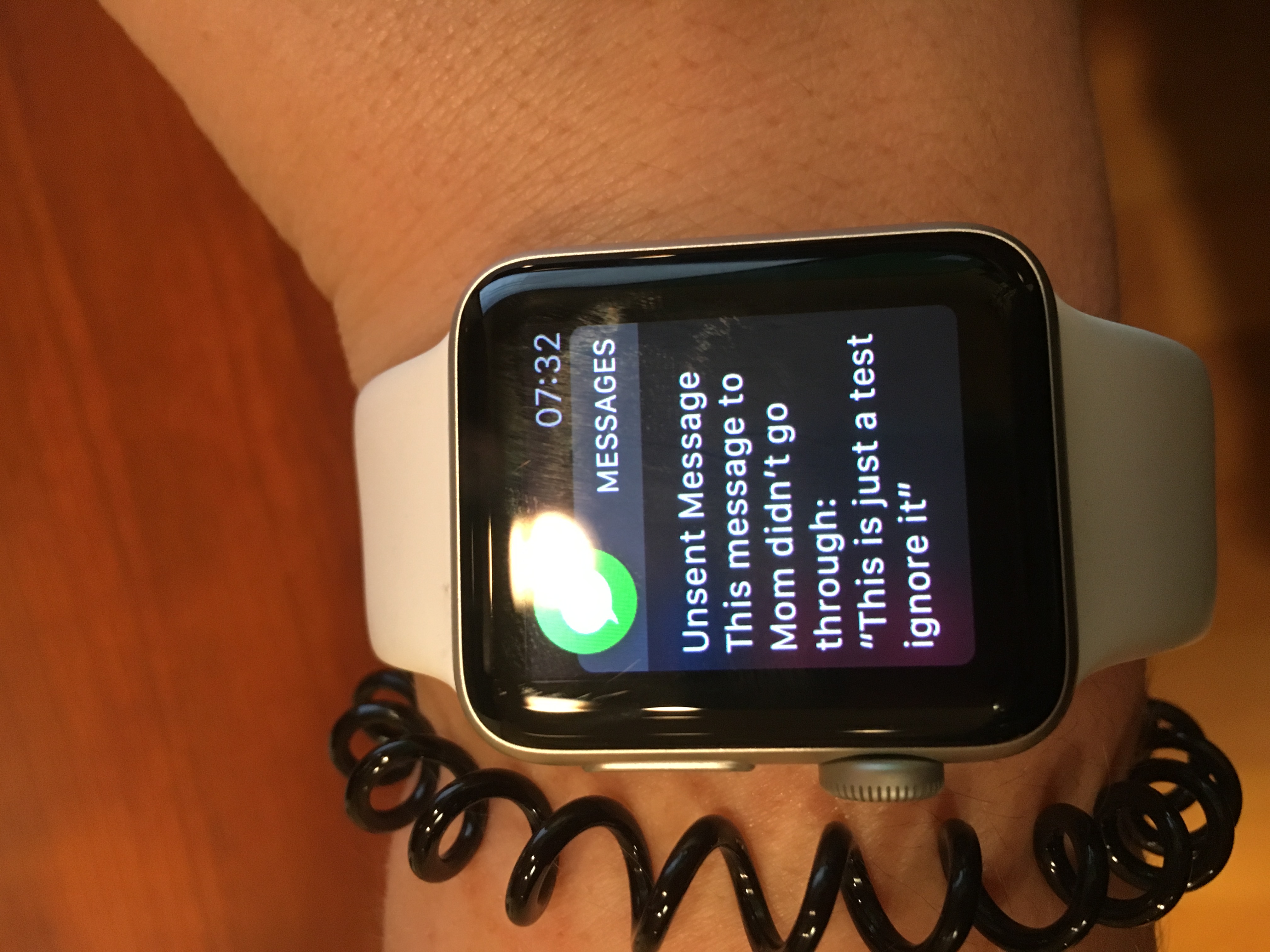 Text Message From Apple Watch unsent Apple Community