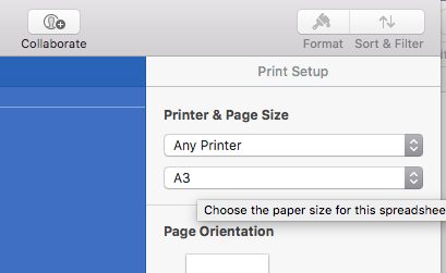 to PDF, Print Size Problem on Numbers Community