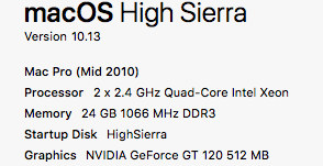 High Sierra on 2010 iMac - Apple Community