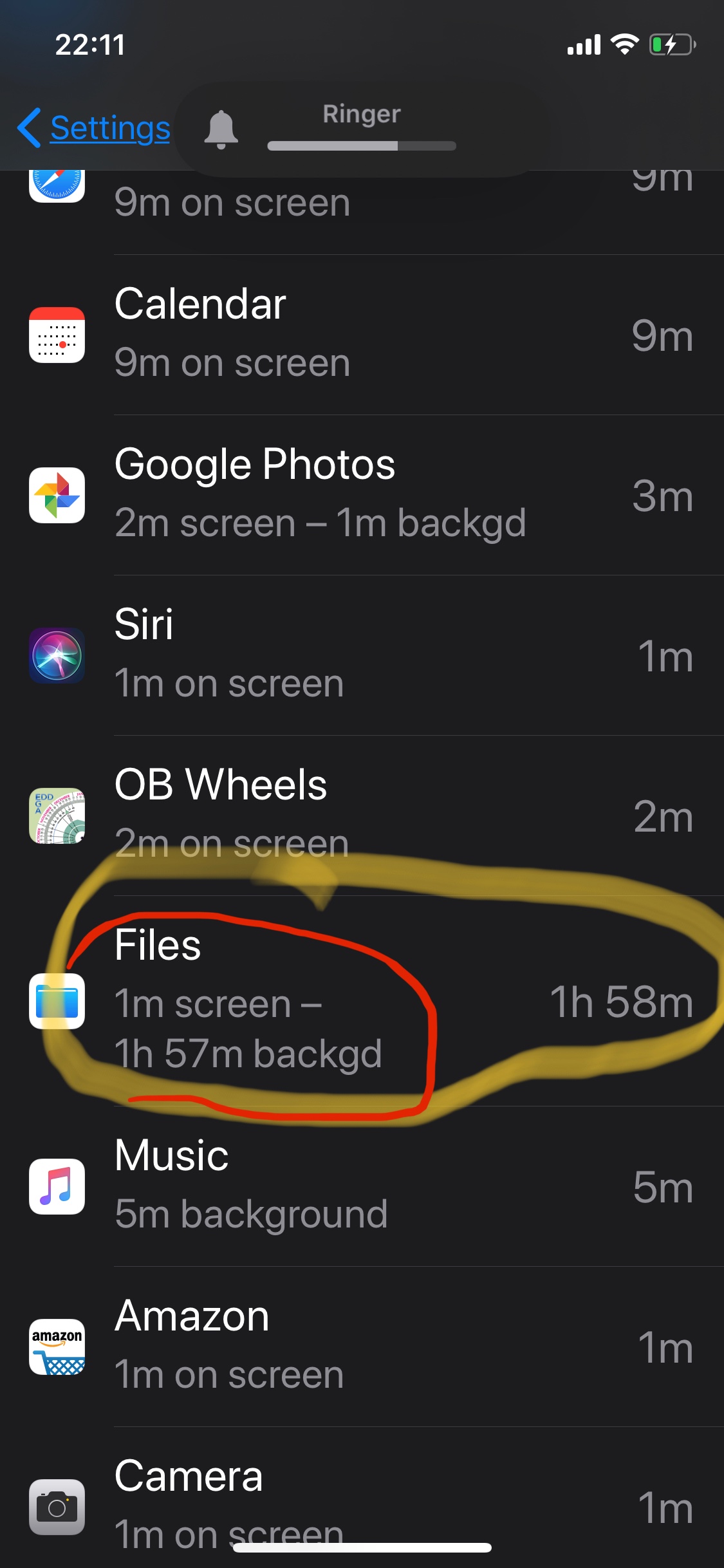 Battery draining too fast, files app chew… - Apple Community