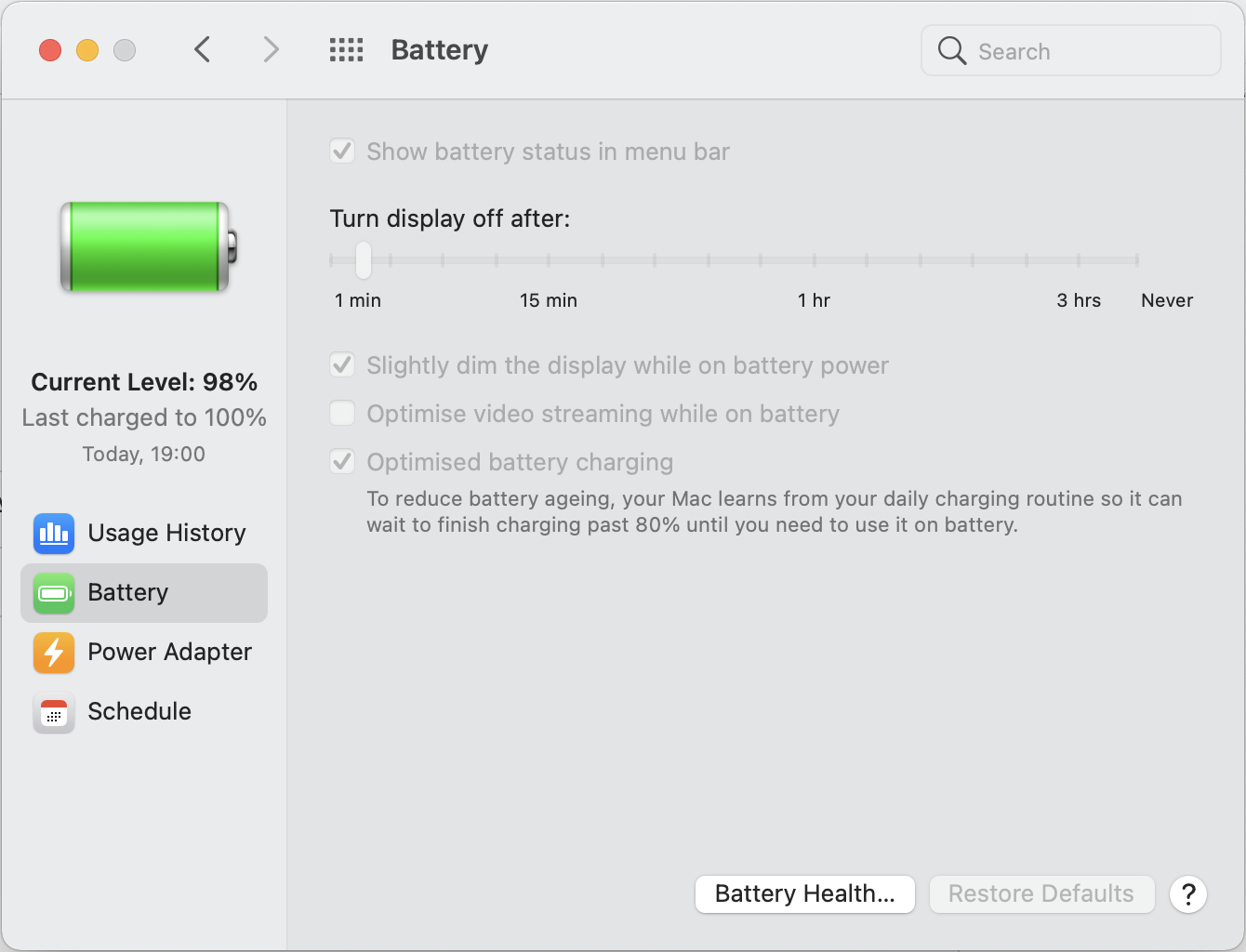 Battery Options Greyed Out Macbook Air Apple Community