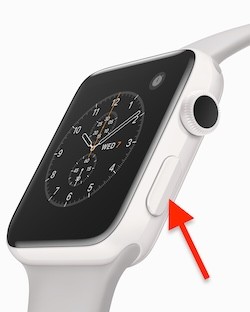 Apple watch discount without side button