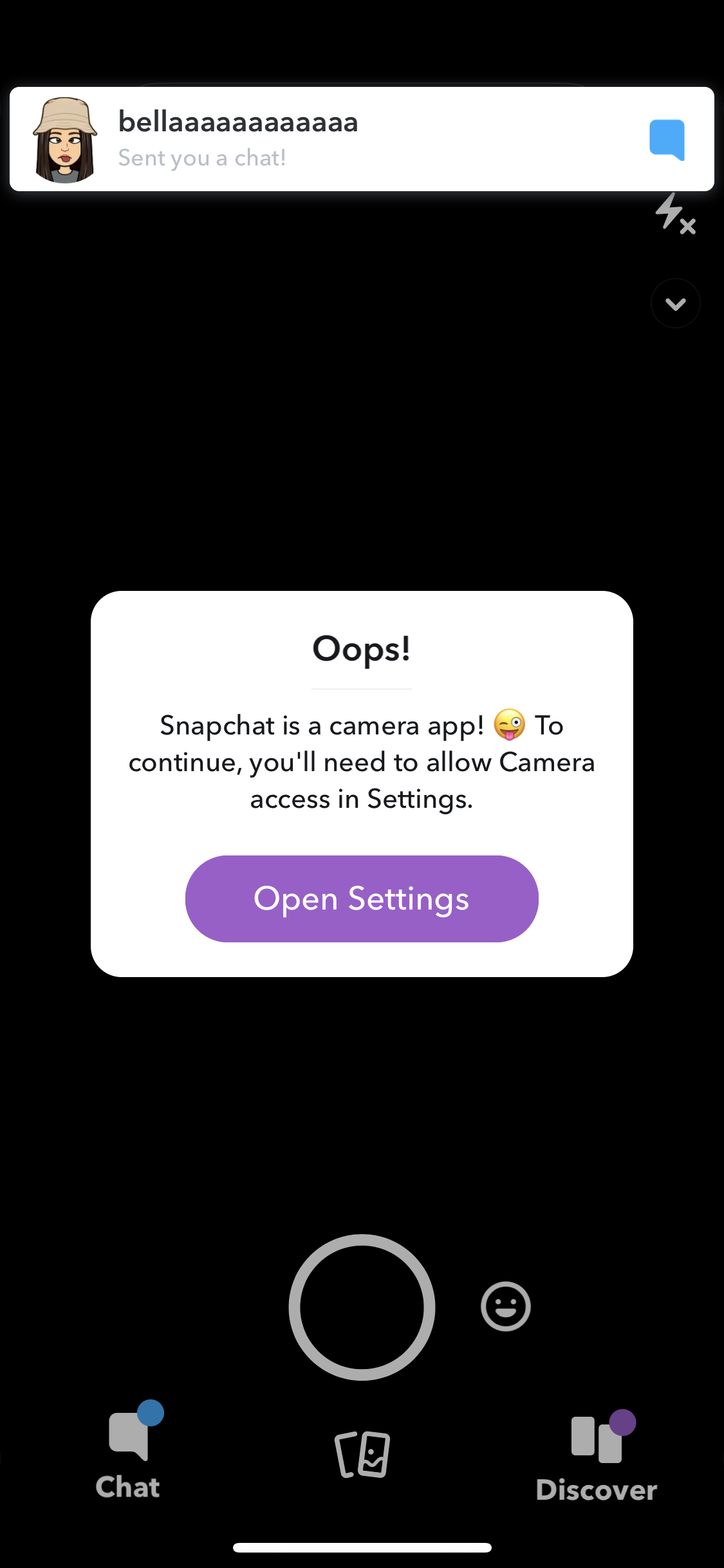 camera access On tiktok and Snapchat - Apple Community How To Allow Camera Access On Tik Tok