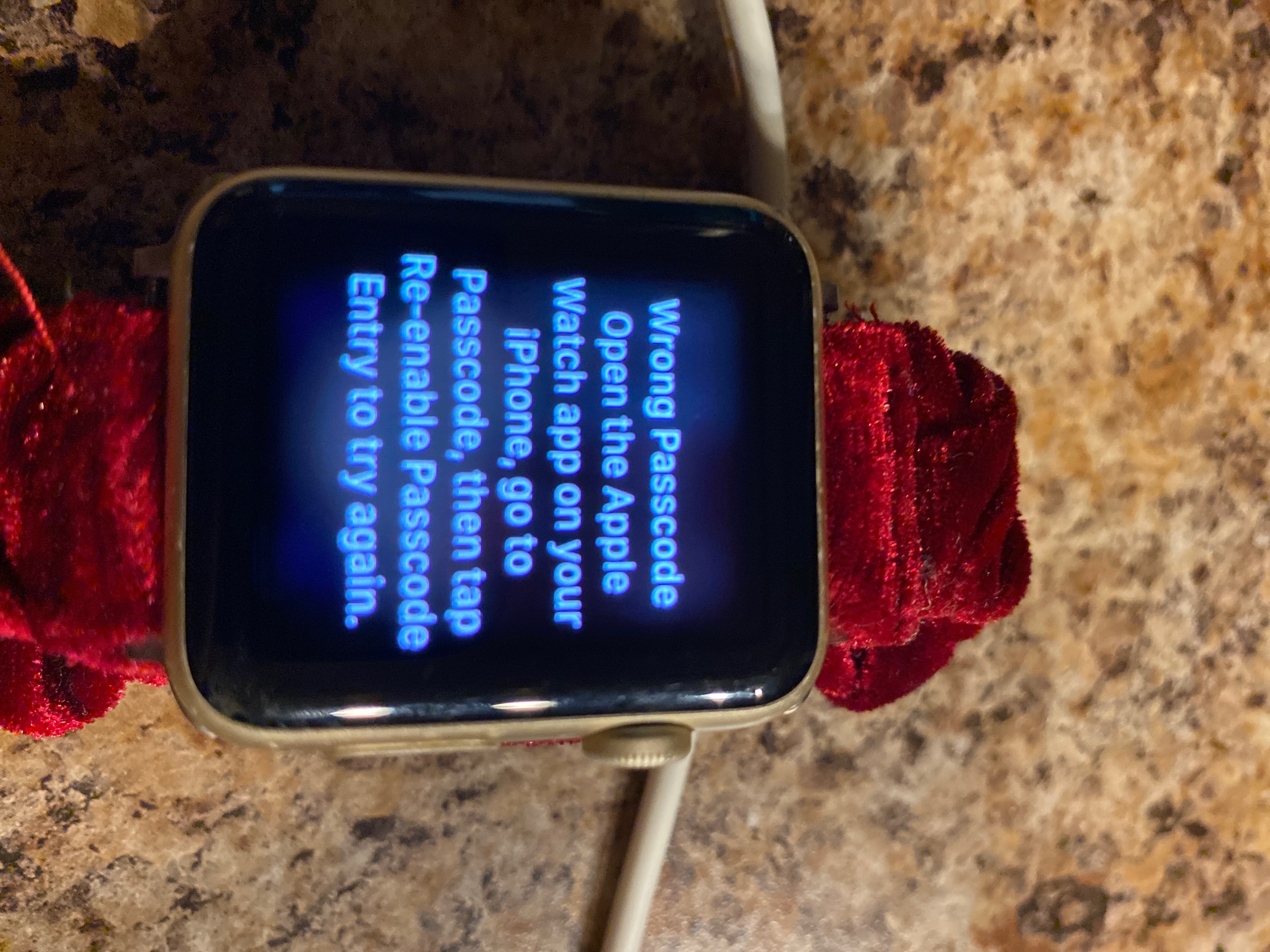 I forgot my password to my apple discount watch