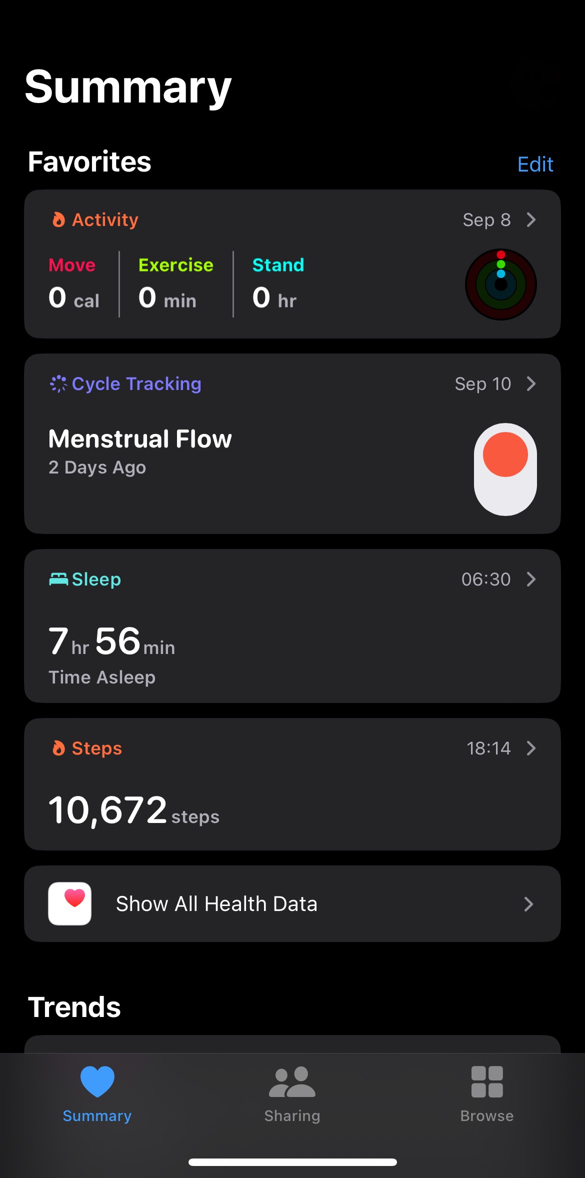 Move Standing Activity Rings Steps not Apple Community