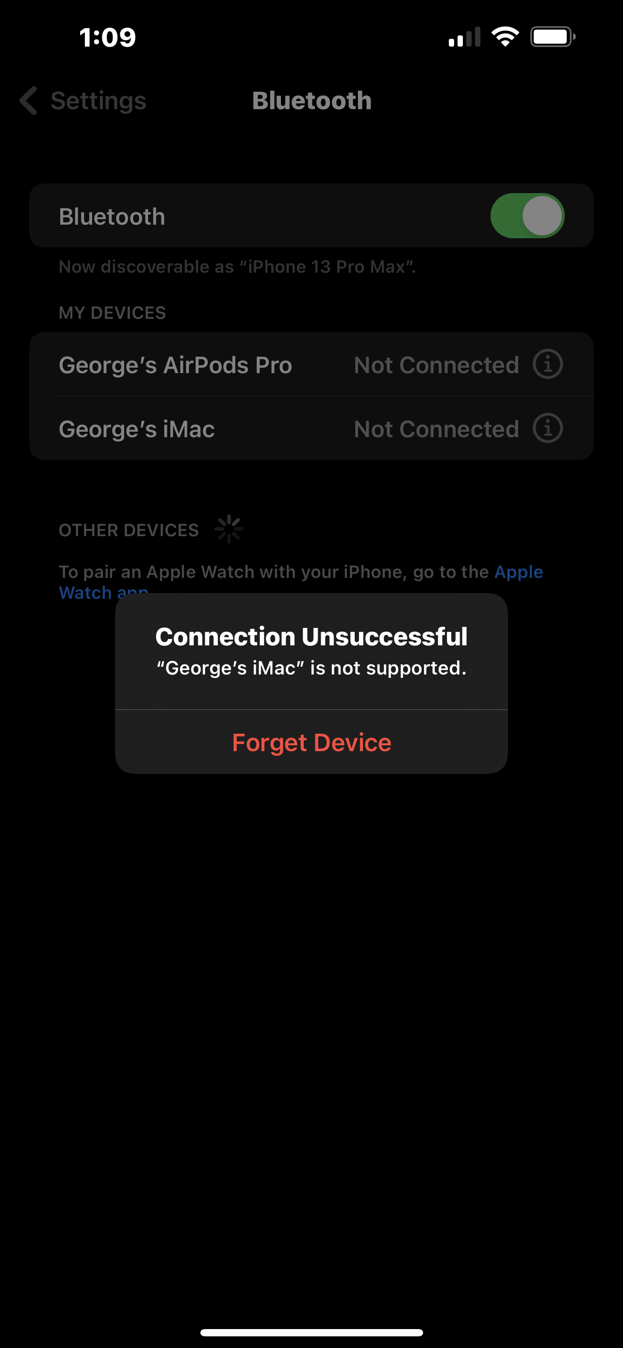 Can't connect iPhone to iMac Apple Community