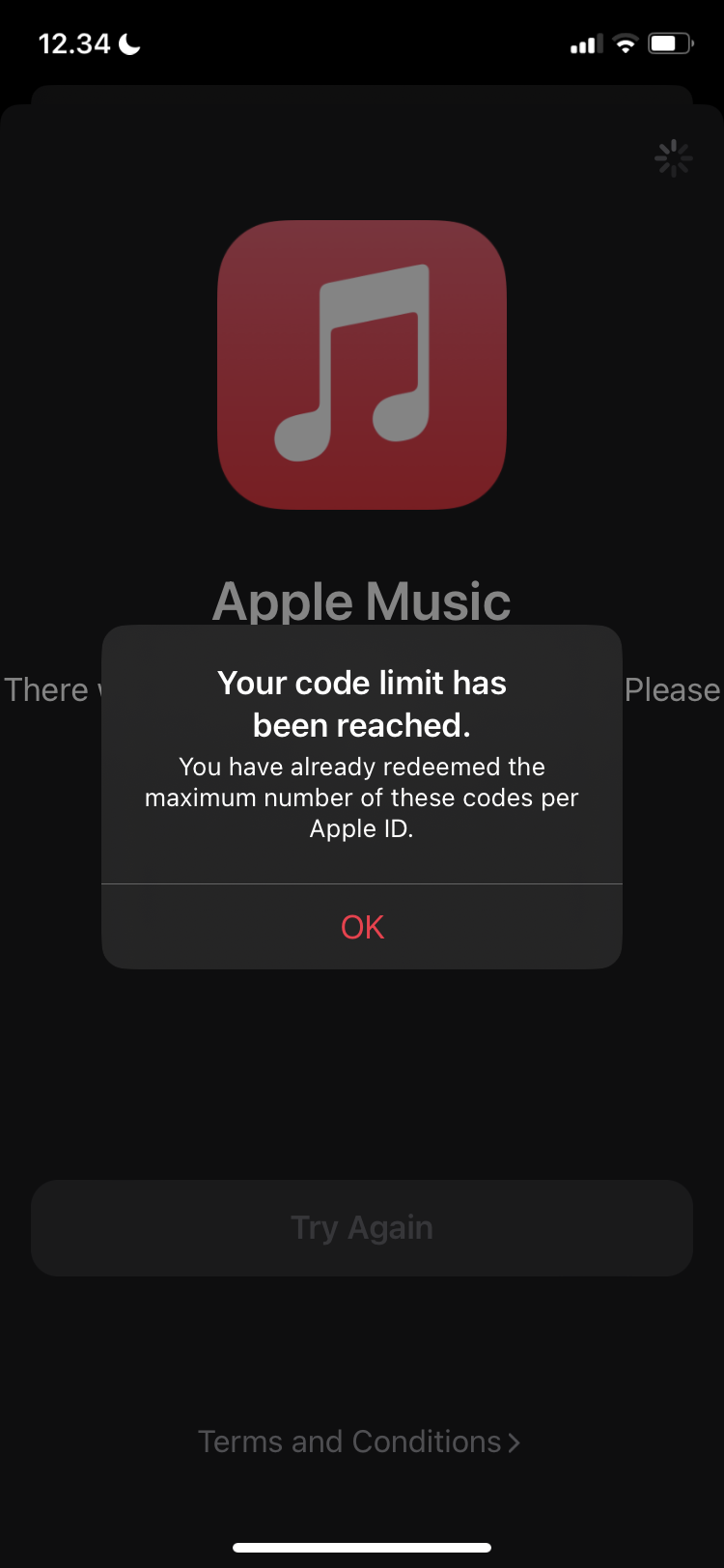 unable to redeem my Apple Store gift card… - Apple Community
