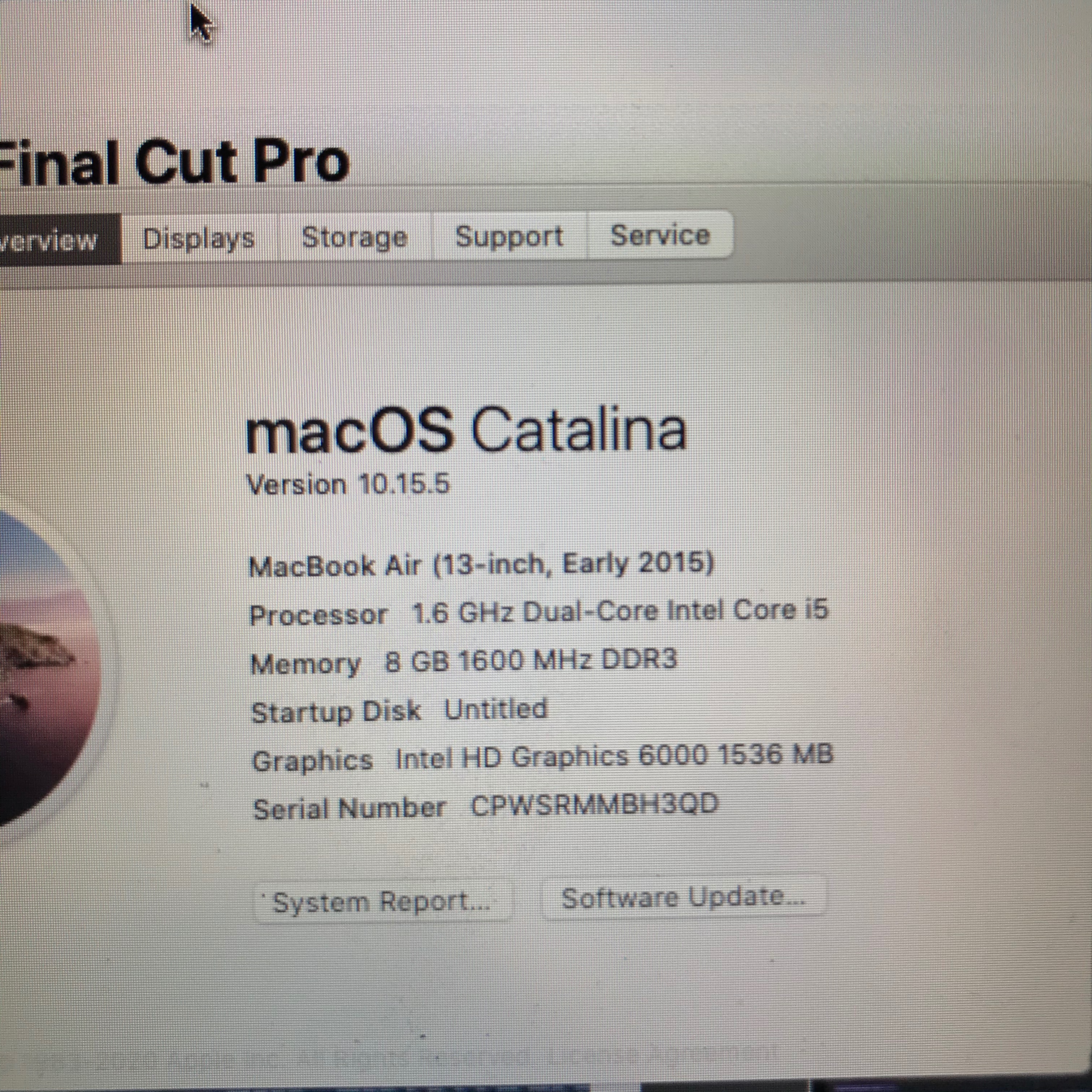 Final cut pro won download on my macbook air pro
