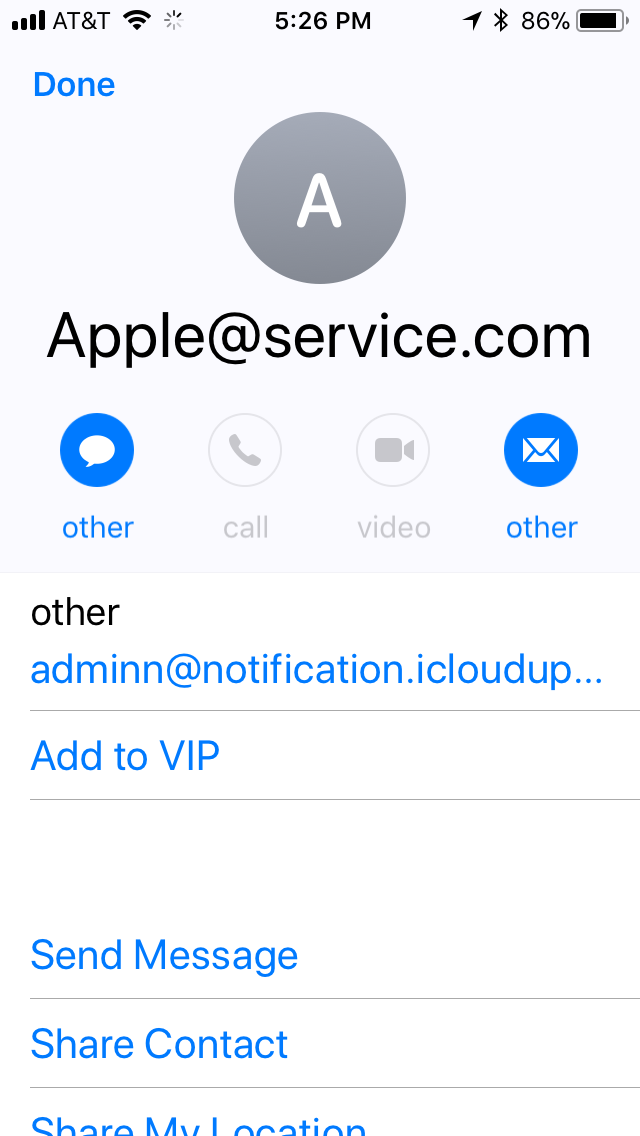 Apple support email address