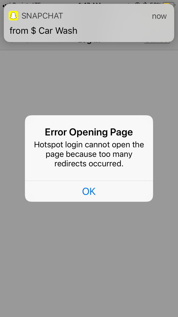 Hotspot Login Cannot Open The Page Becaus Apple Community