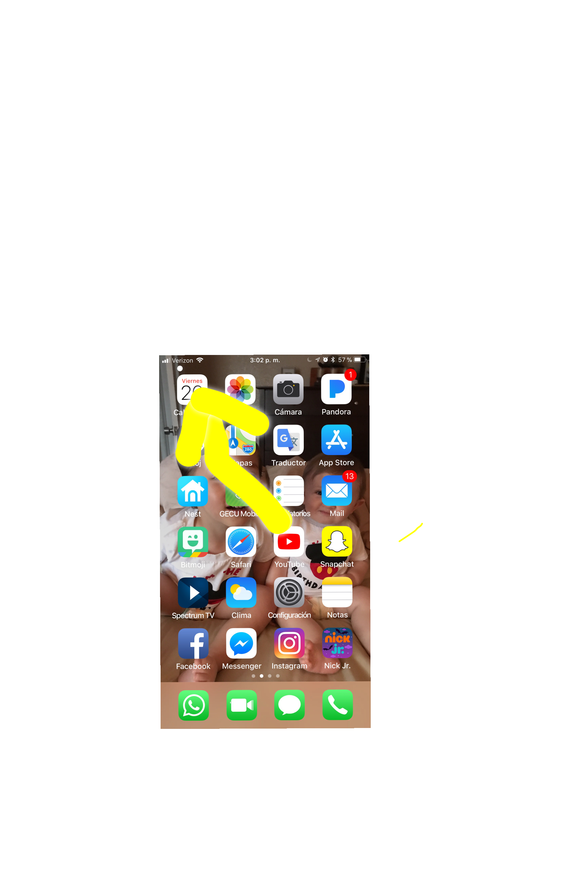 Luxury Small White Dot On Iphone Screen Top Left