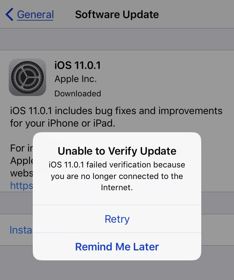 My iPad Air 2 won’t update to iOS 11.0.3 - Apple Community