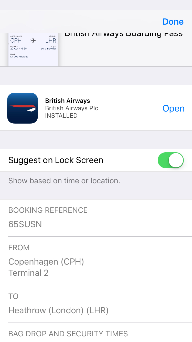 Cannot delete boarding pass from Wallet Apple Community