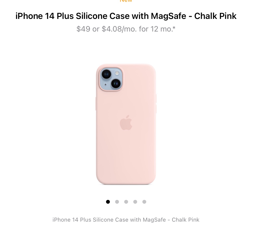 iPhone 14 Pro Max Silicone Case with MagSafe - Chalk Pink - Apple