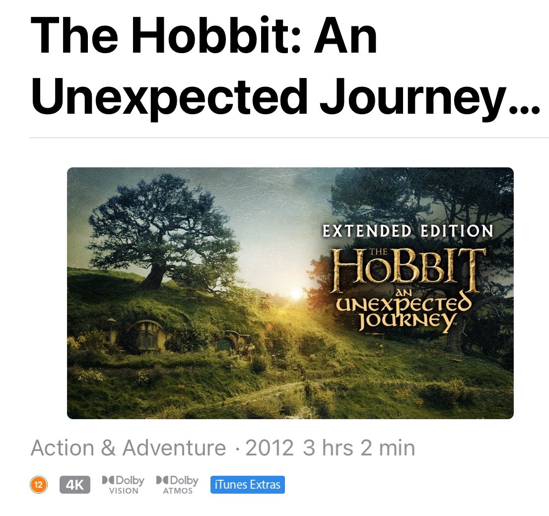 the hobbit an unexpected journey movie length