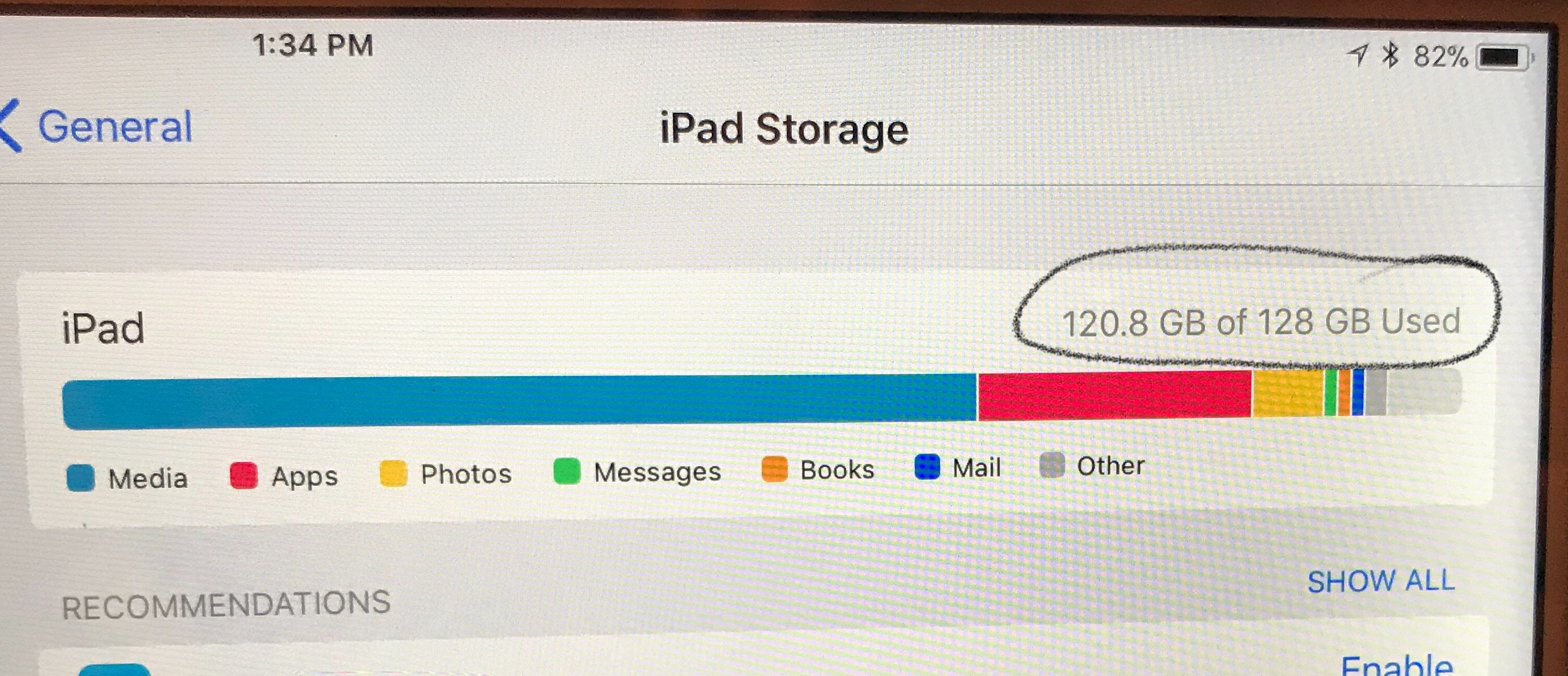 Why am I getting a low disk space warning Apple Community