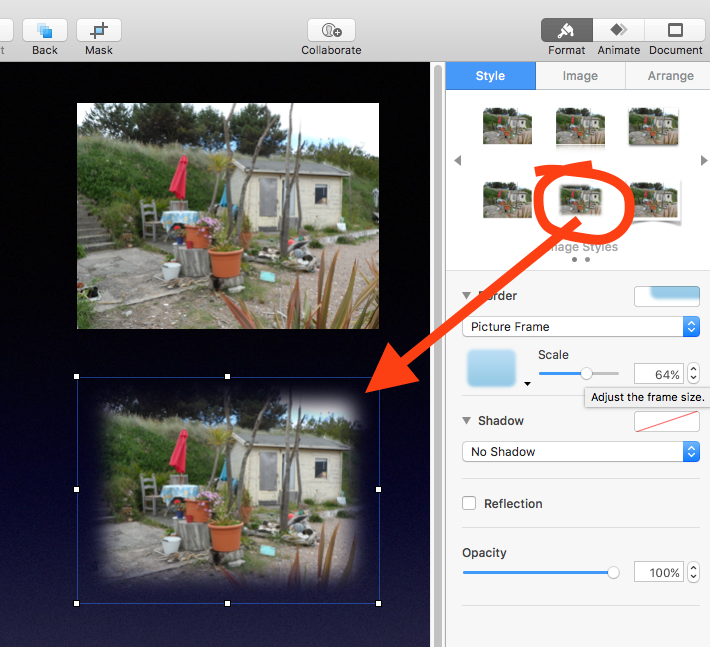 How do I soften the edges of a picture? - Apple Community