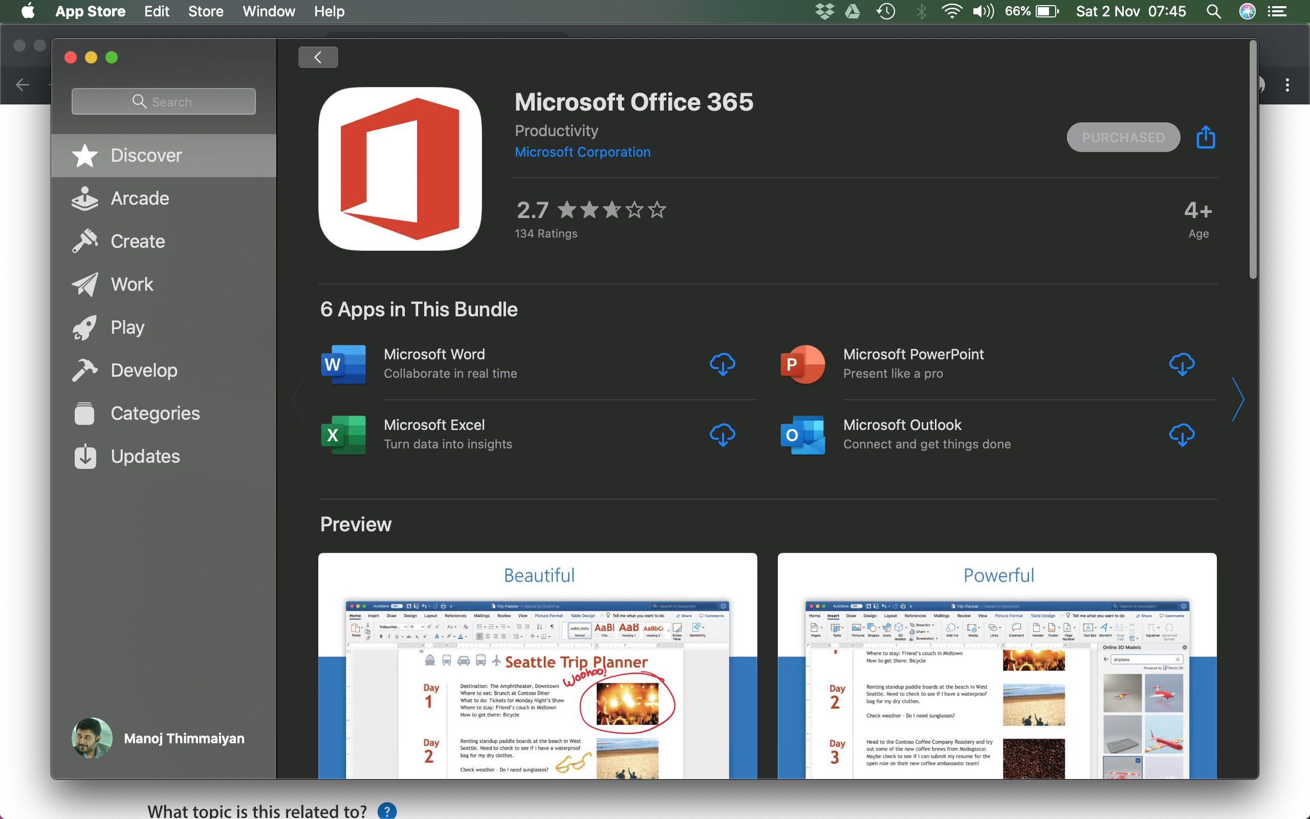 microsoft office wont download on mac