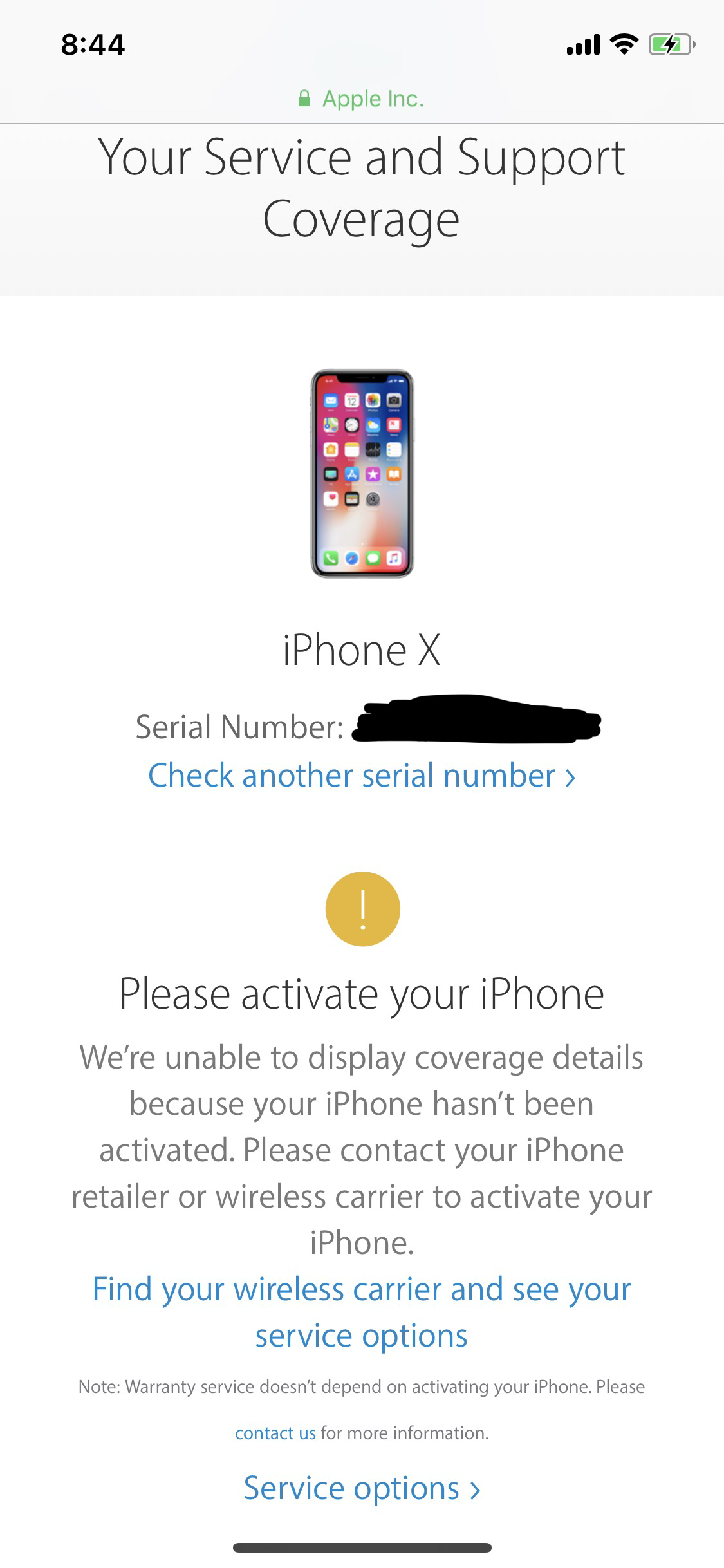 Cuestiones diplomáticas entusiasmo Incorrecto Apple coverage website shows iPhone X not… - Apple Community