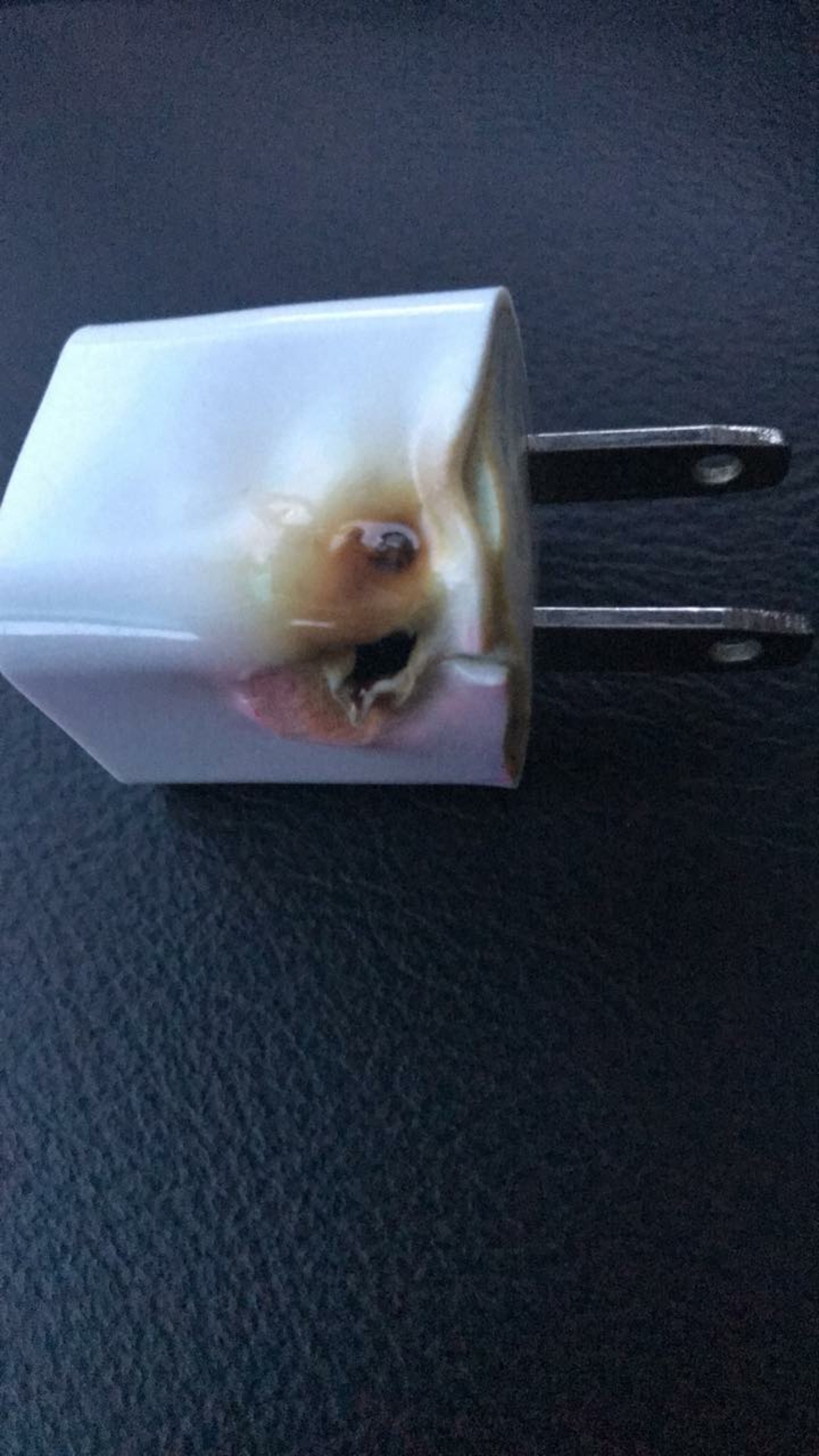 Charging Block Caught Fire! Apple Community