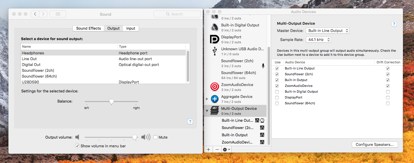 Sound Output MultiOutput Device Disapp… Apple Community