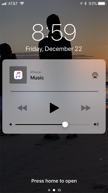 Why does music stay on the lock screen Apple Community
