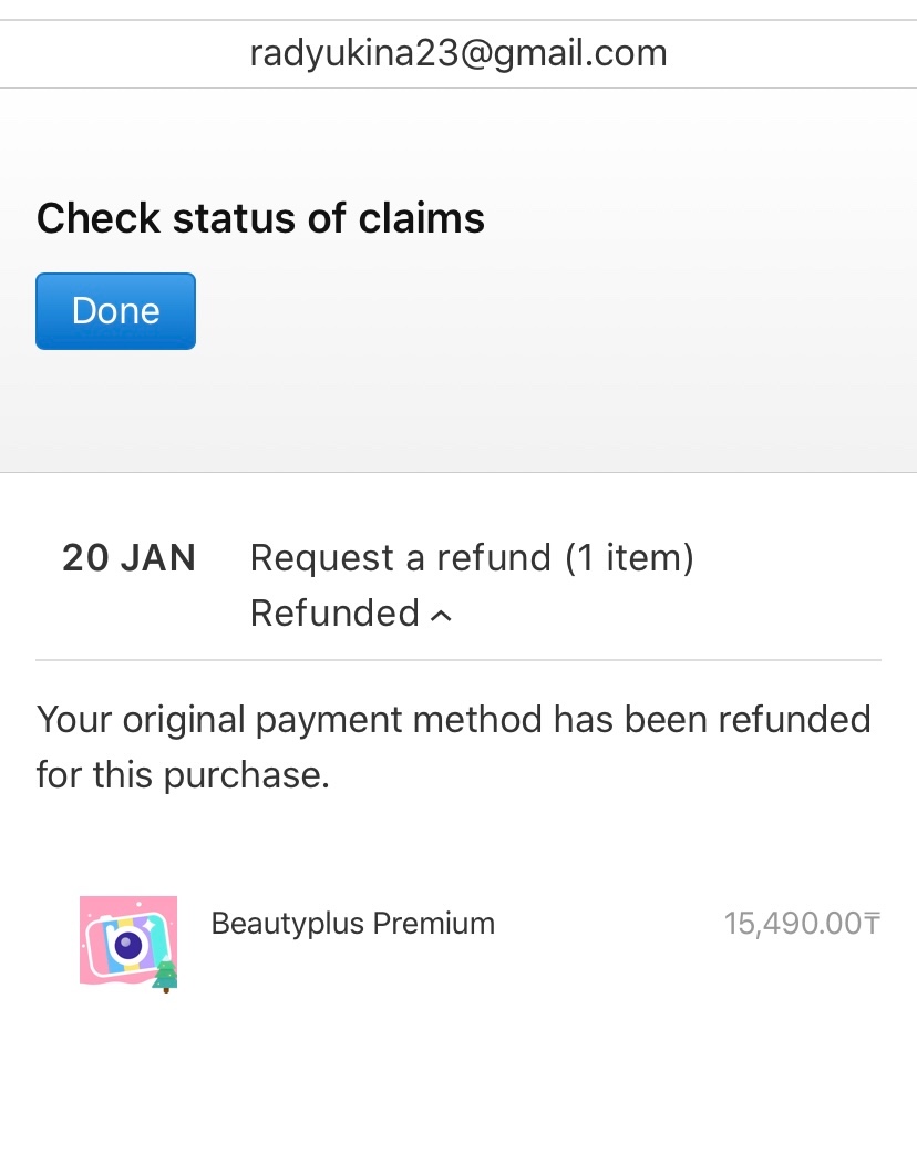 Refund Apple Community