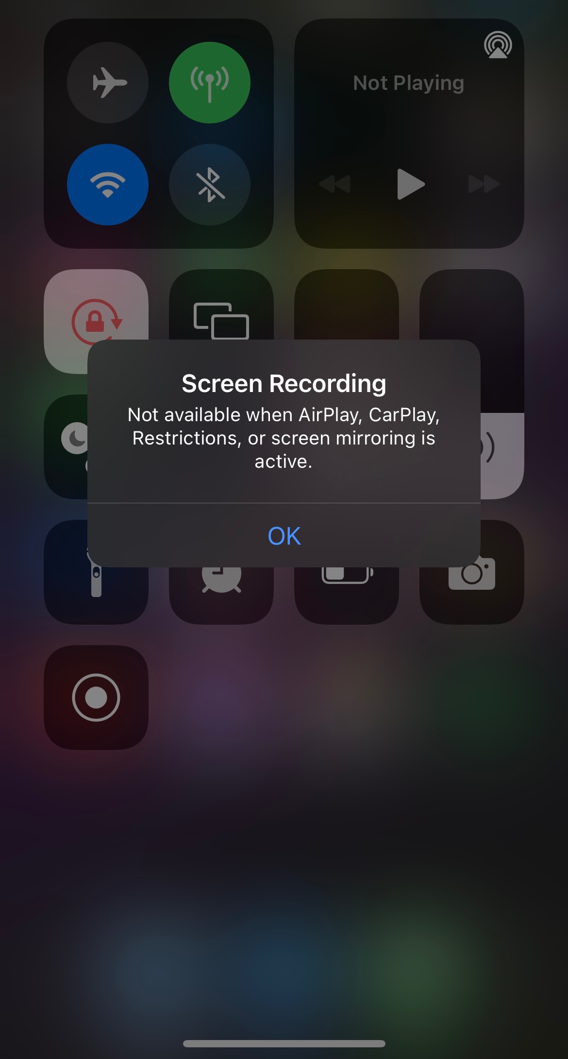 Can&rsquo;t screen record. Error not available … - Apple Community