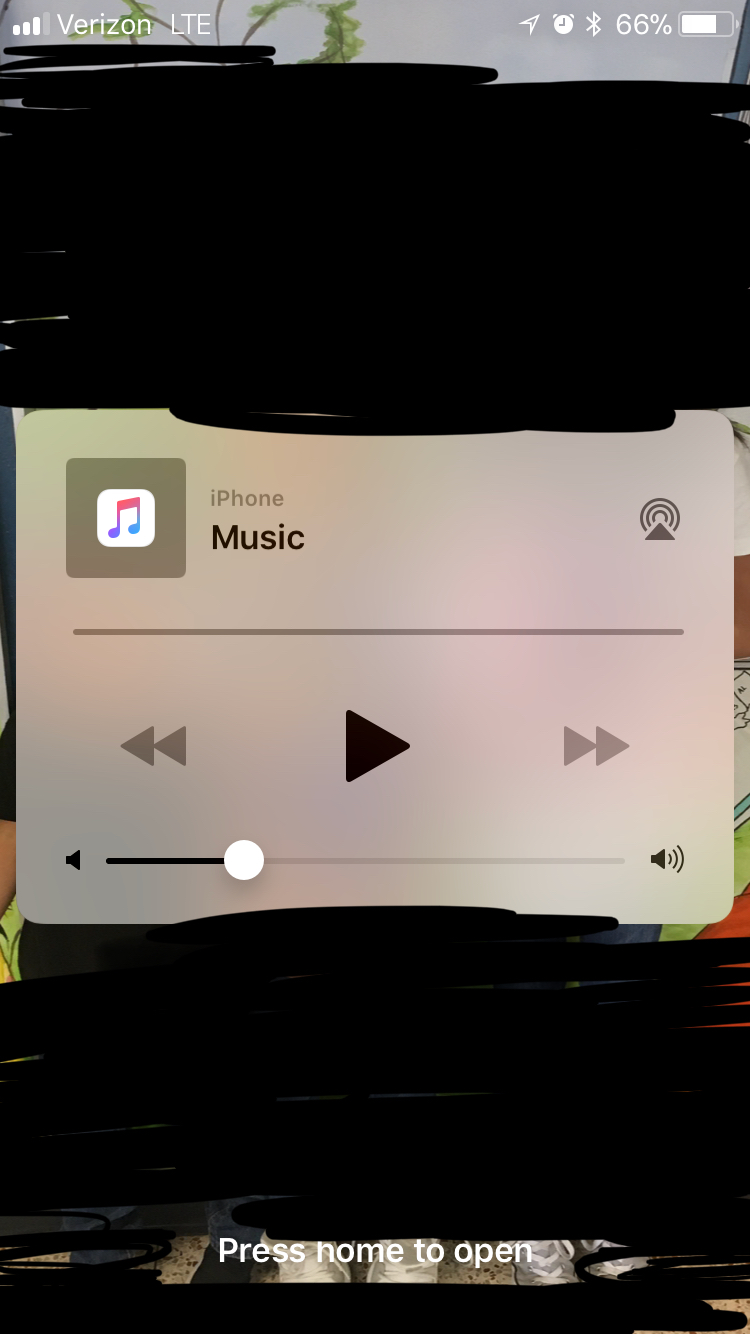 How can I remove the music icon from lock… Apple Community