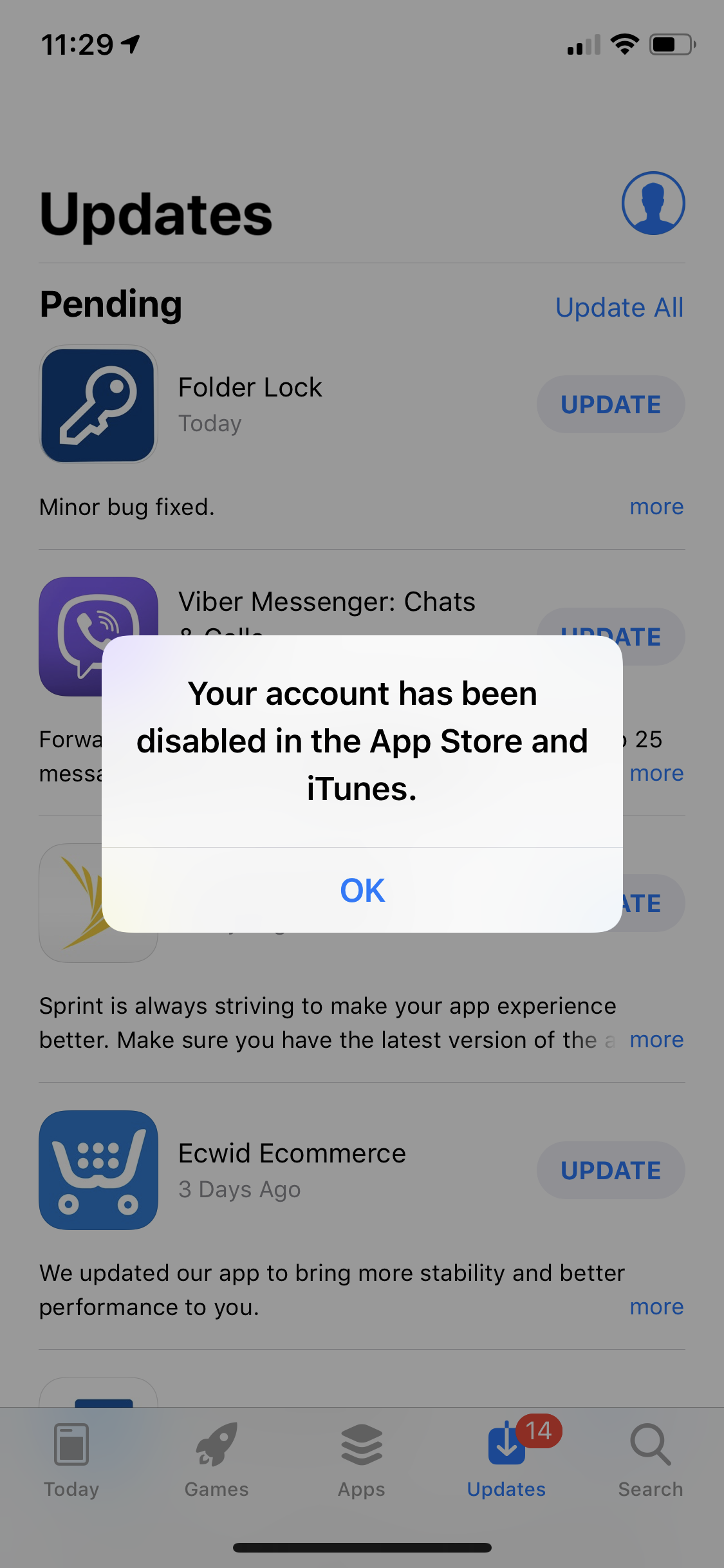 My account is disabled from iTunes i can’… - Apple Community