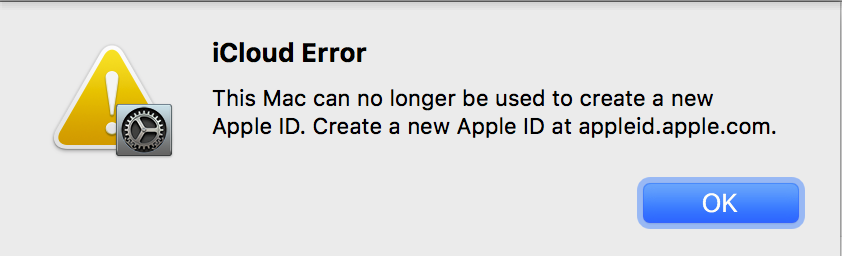 Can't create a new Apple Id on my MacBook… - Apple Community