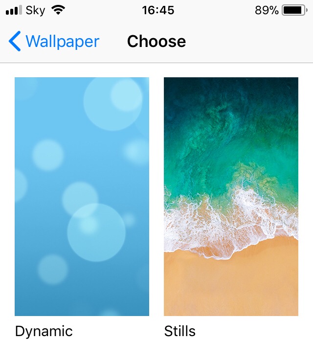 Why can't I use live wallpaper on my iPho… - Apple Community