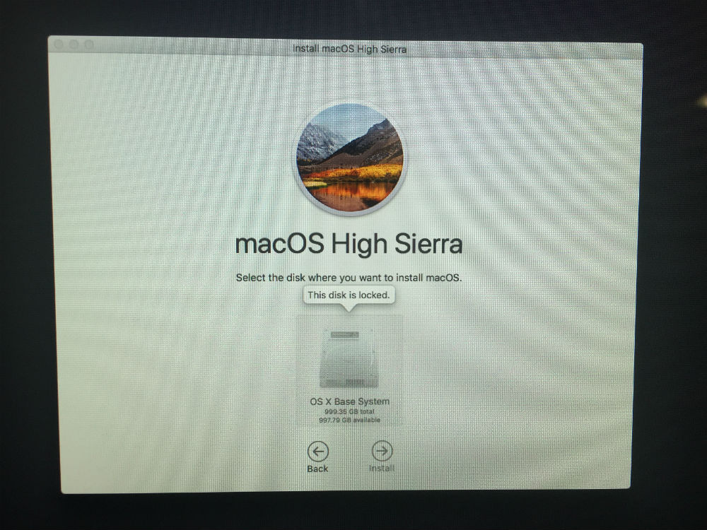 mac internet recovery disk is locked