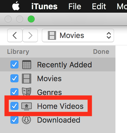 home movies missing Apple Community