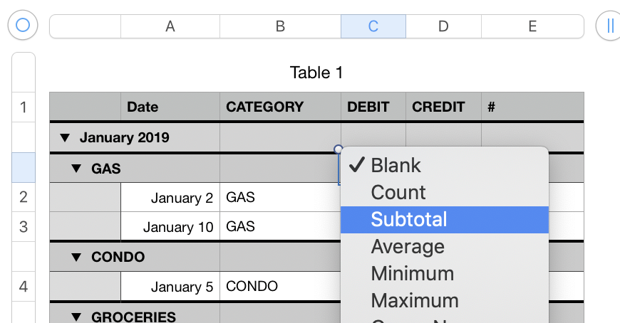 Numbers: how do you count/sum figures for… - Apple Community