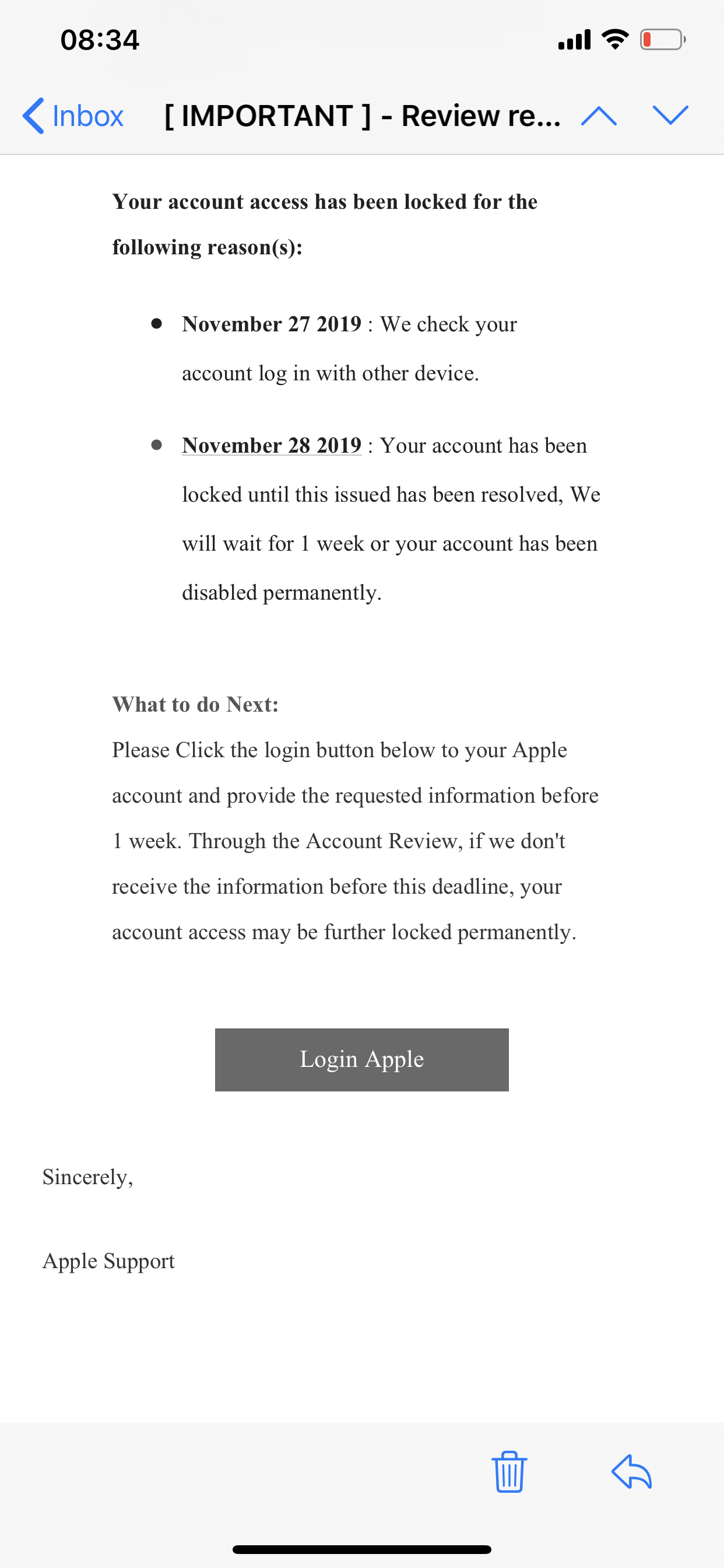 important-review-recent-login-attem-apple-community