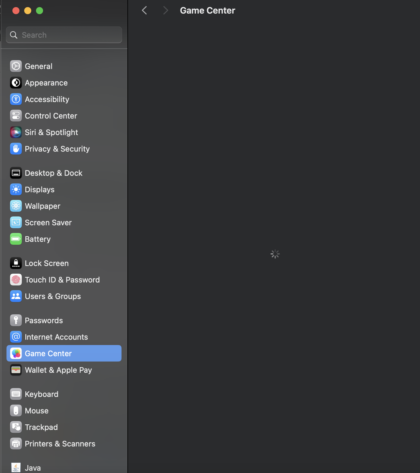 Game center stuck on loading Apple Community