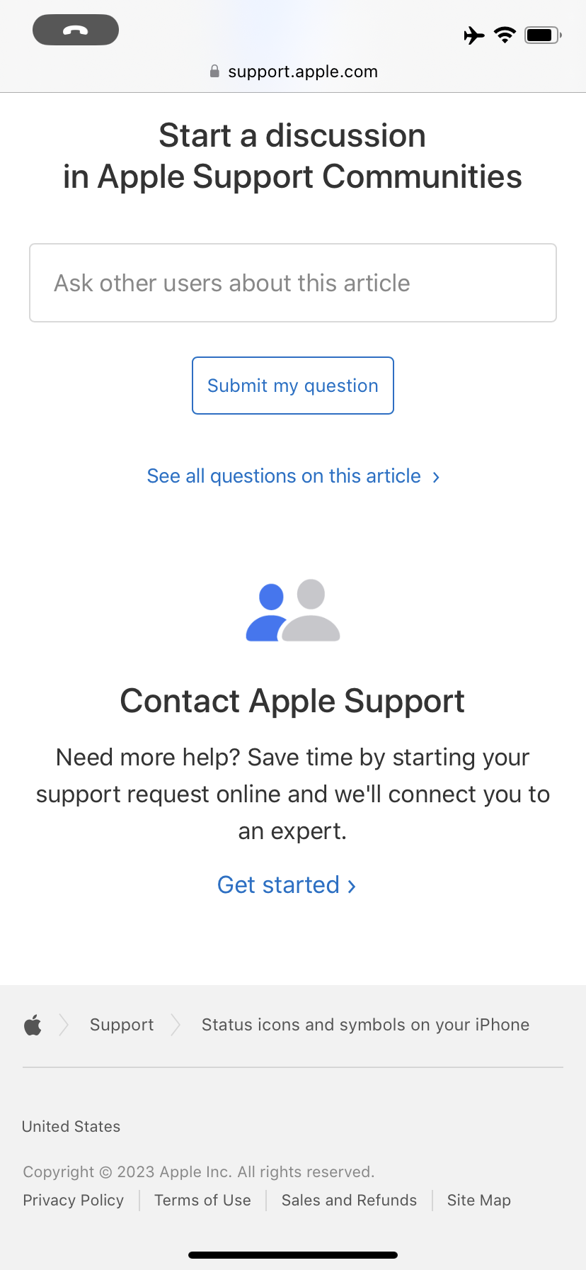 Problem viewing Online Order Status - Apple Community