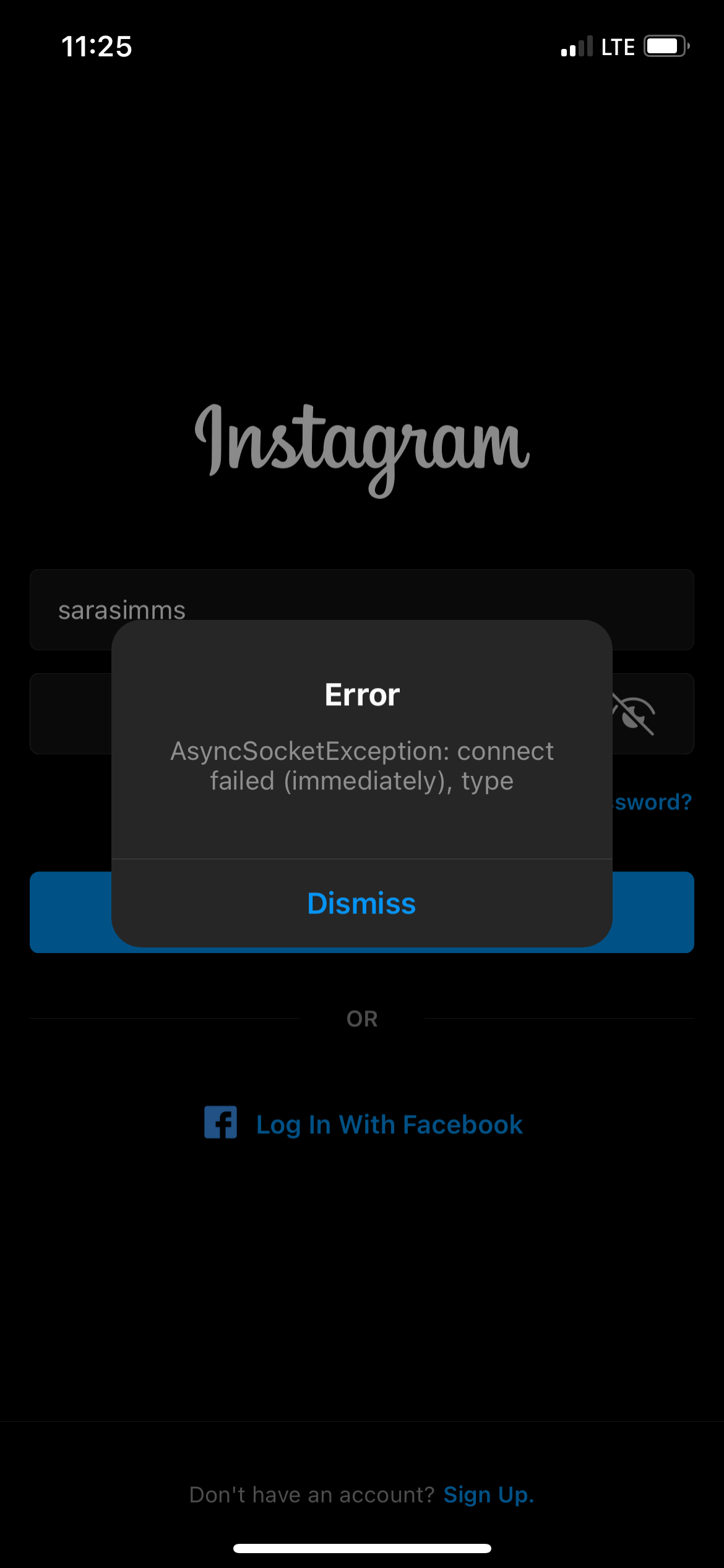Unable to Login to Instagram or Facebook … - Apple Community