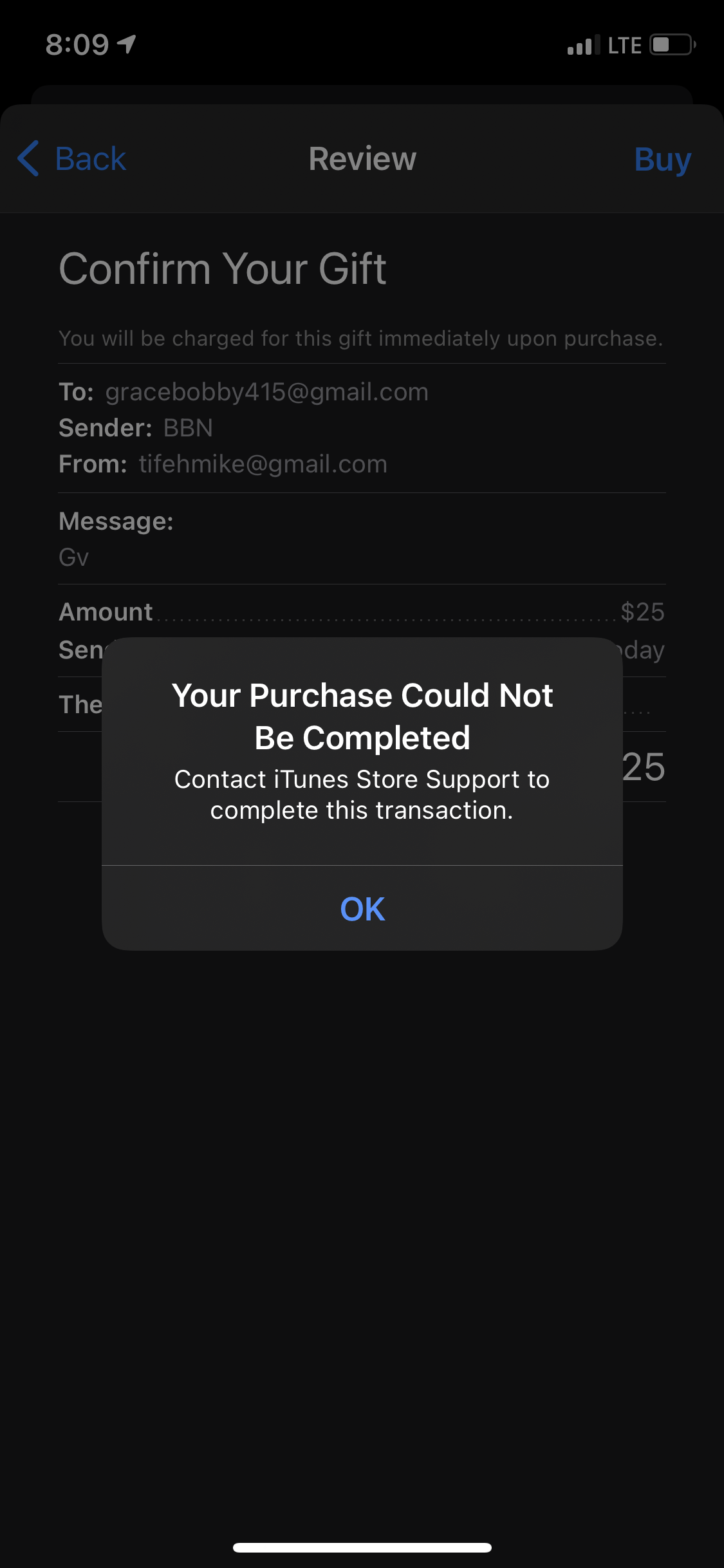 Unable to redeem iTunes gift card using i… - Apple Community