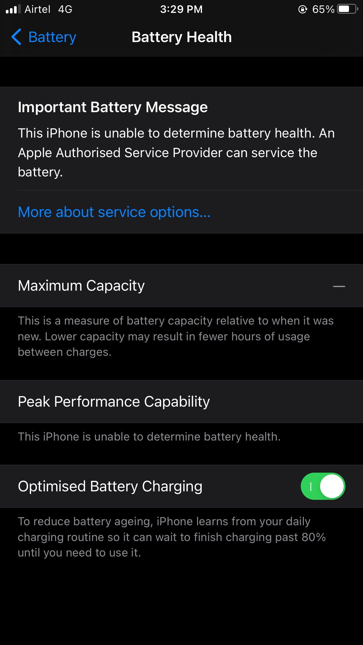 My iPhone is not showing battery health w… Apple Community