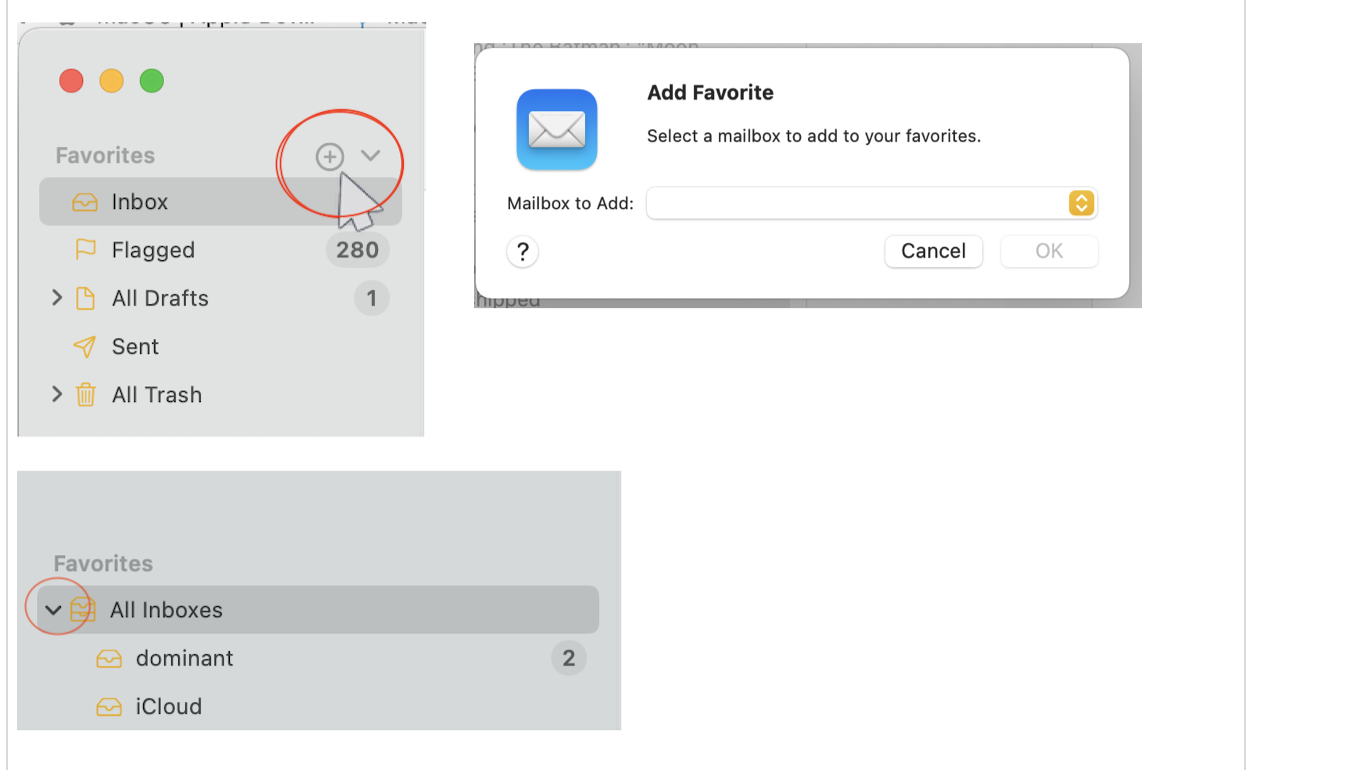 email mailbox folders missing Apple Community