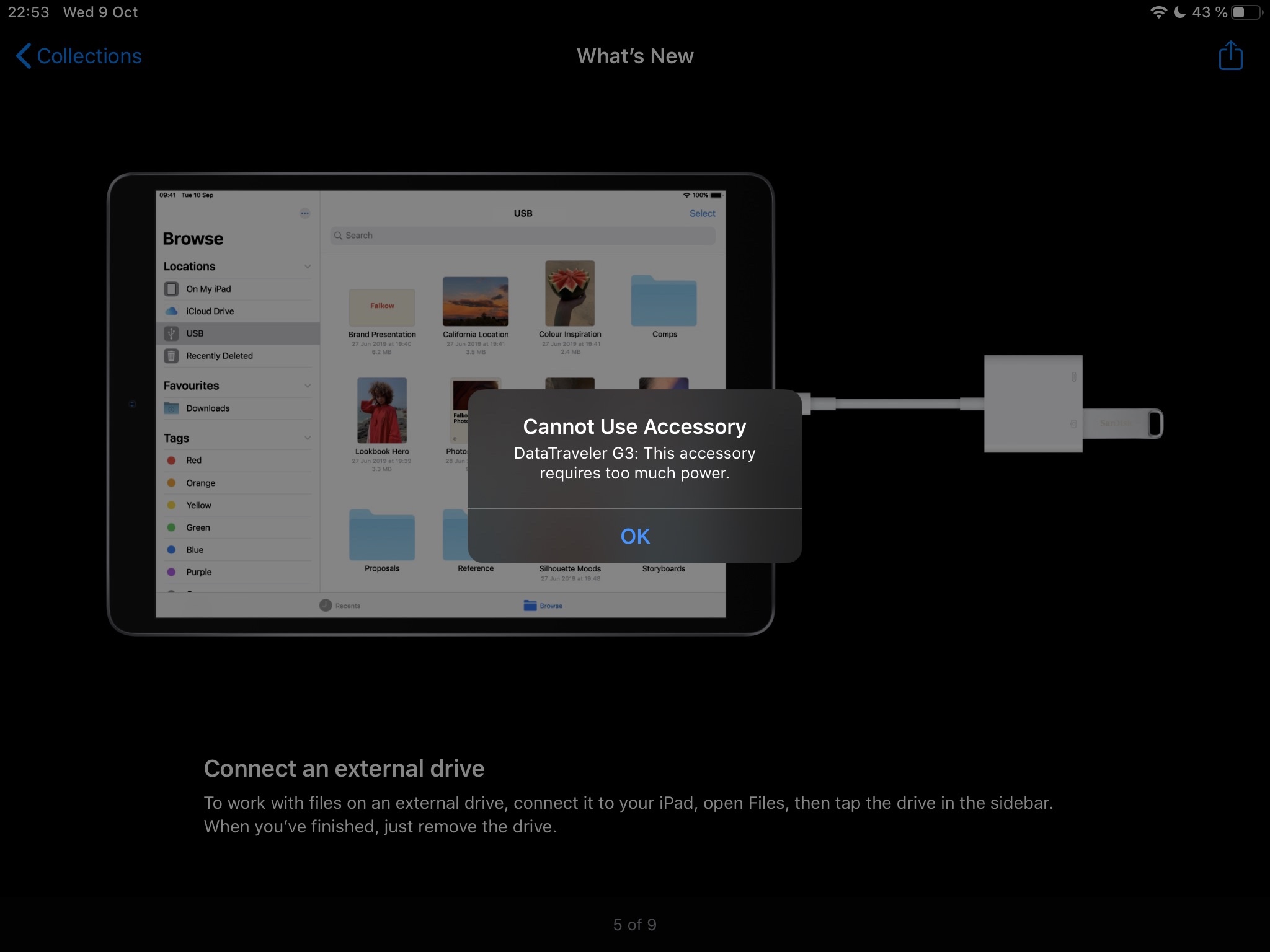 External usb drives on lightning iPads (a… Apple Community