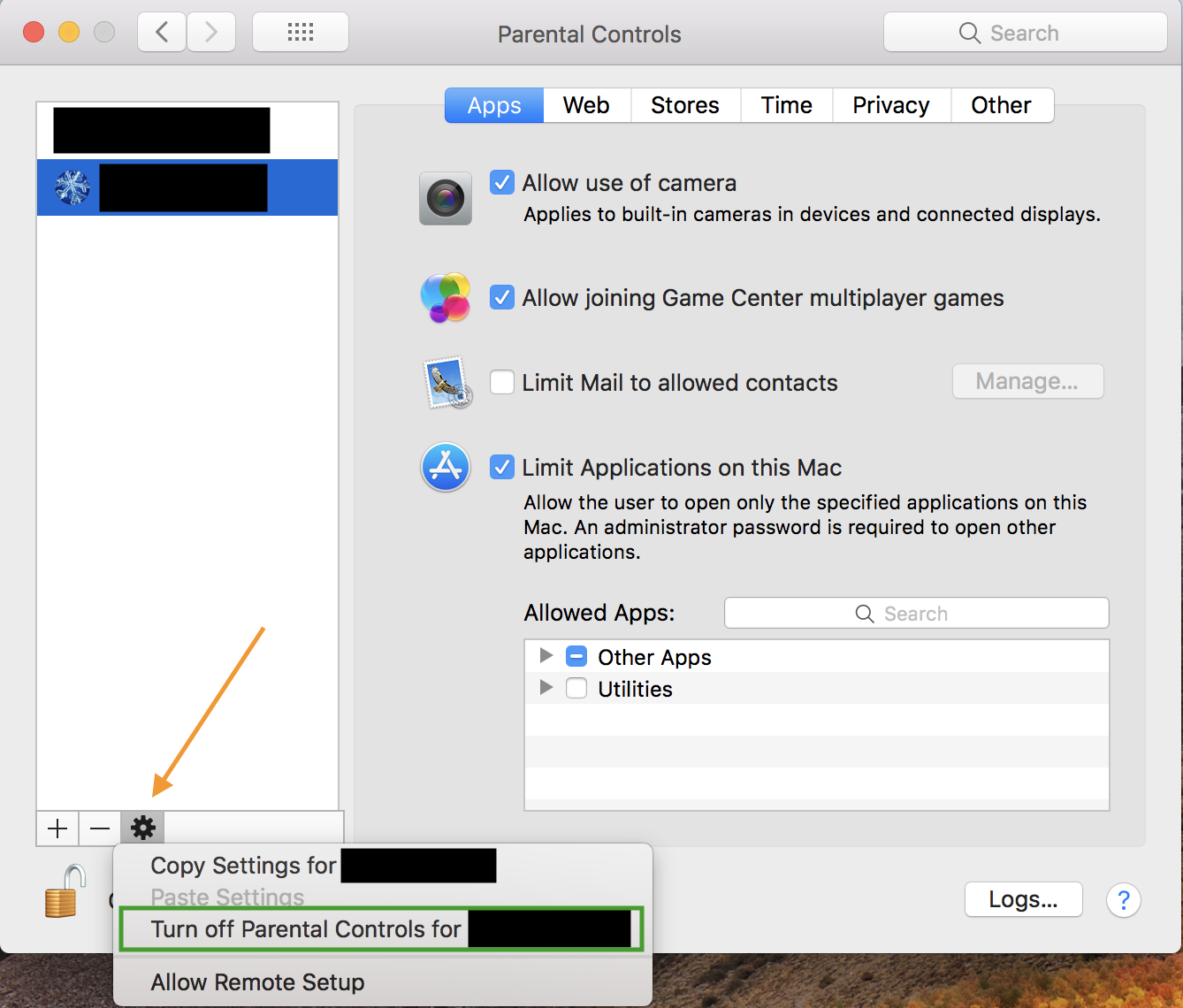 How To Copy Parental Controls Between Mac User Accounts