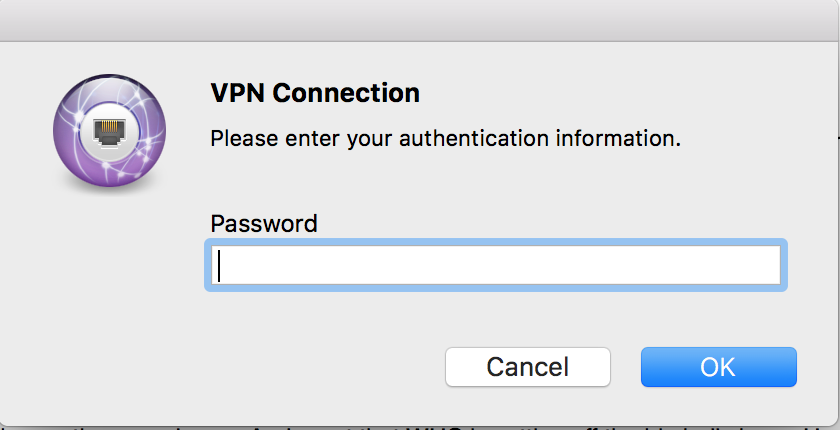 Vpn Connection Authentication Popup Apple Community - ant robux password