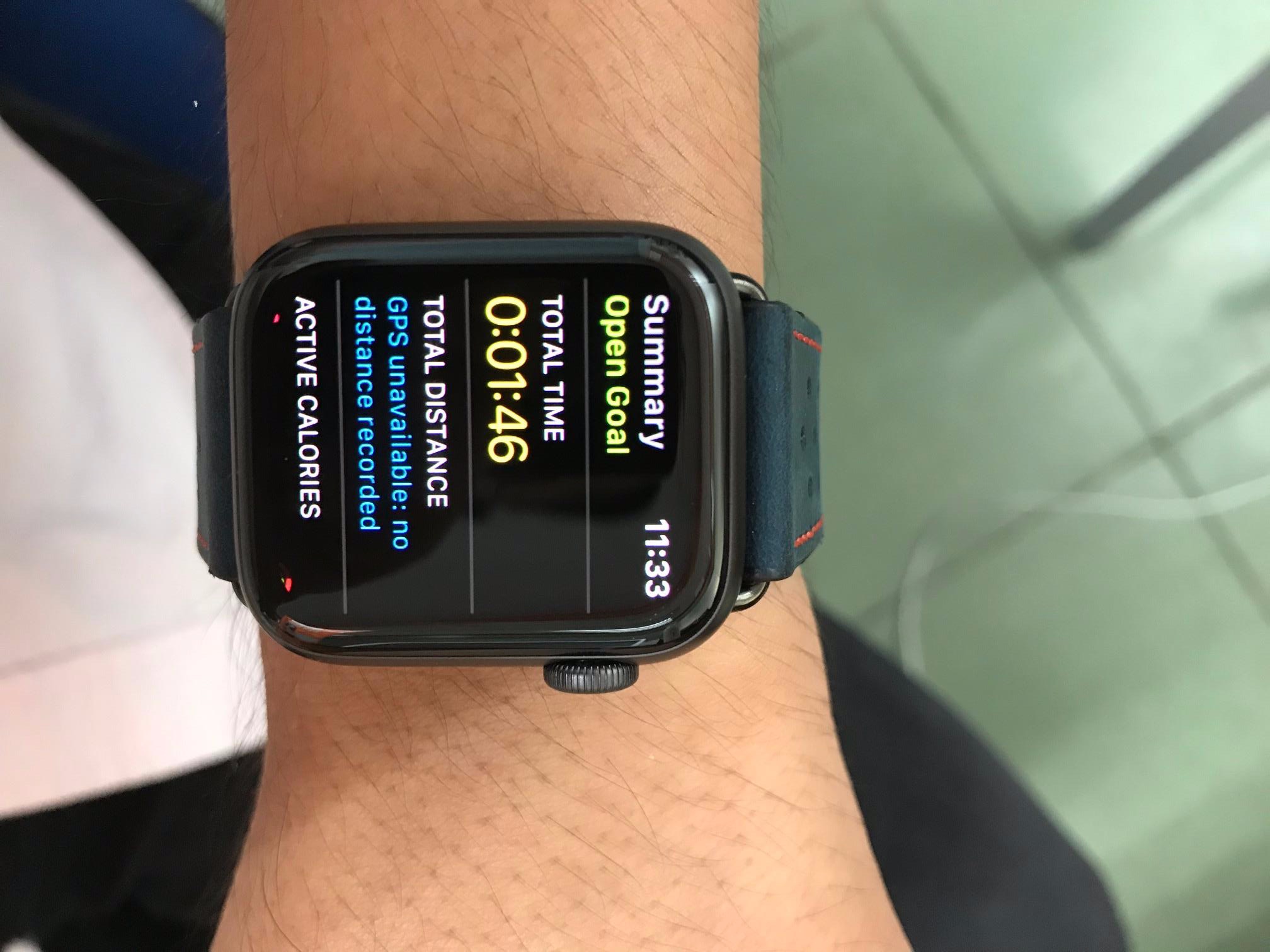 apple watch gps distance from phone